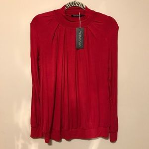 Long Sleeve Mock Top - M